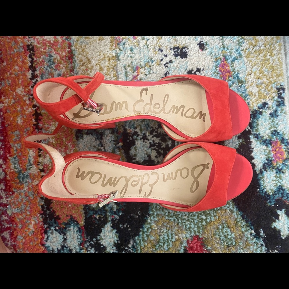 Sam Edelman heels red